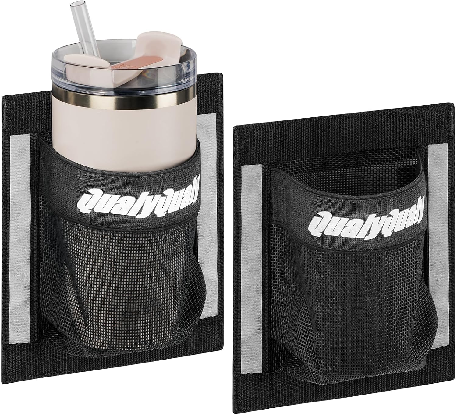 QualyQualy 2-Pack Boat Cup Holder in use