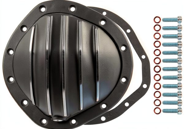 Pirate Mfg Black Aluminum Chevy Differential Cover-0