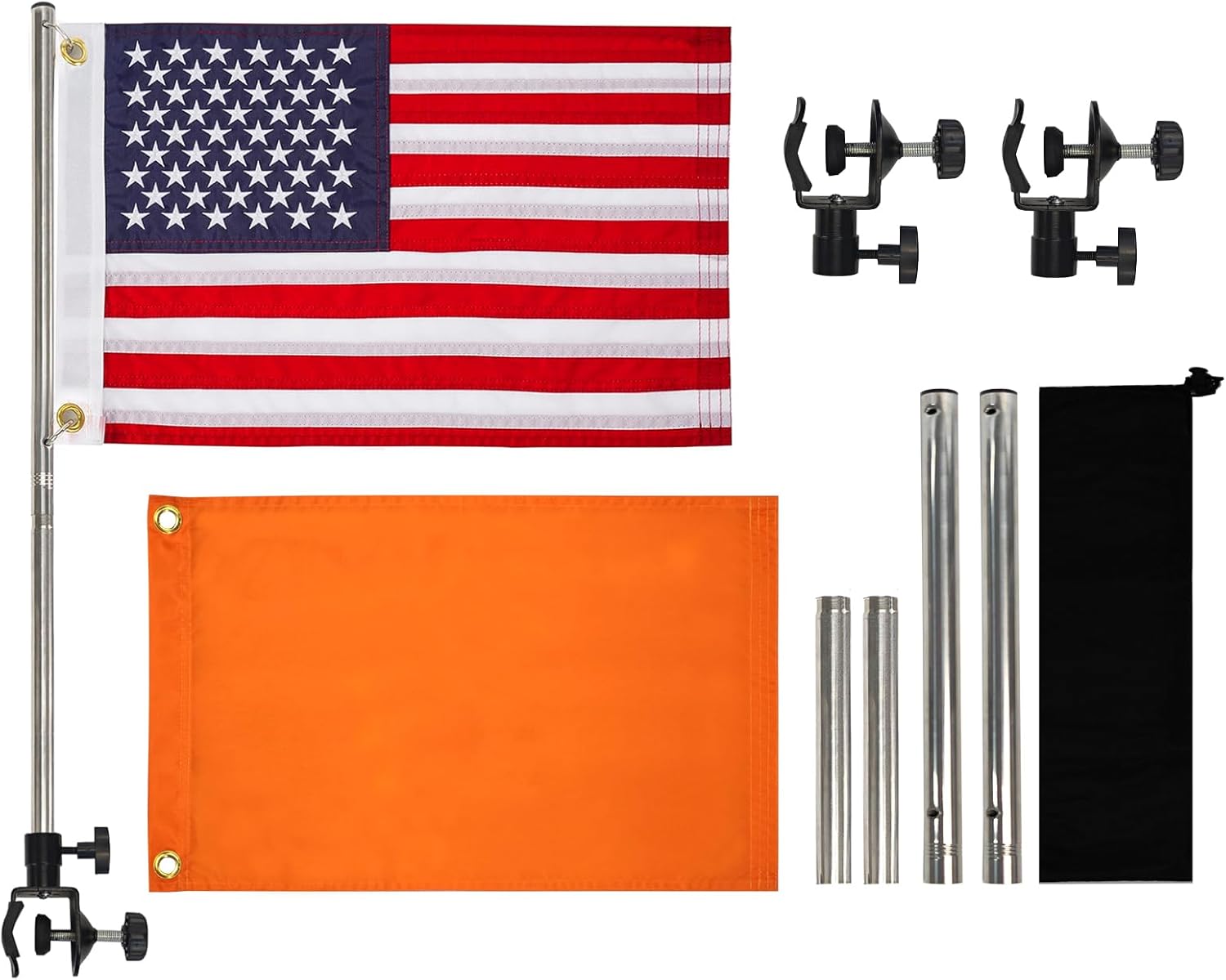 'Boat flag pole kit components'