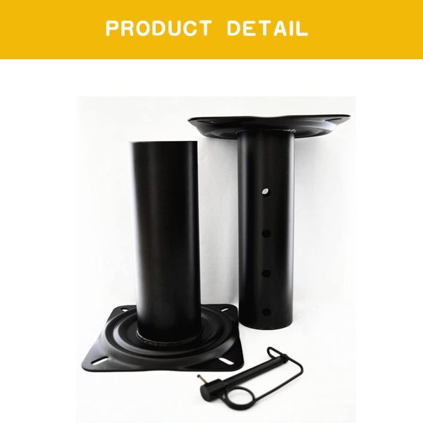 ofyou Iron Boat Seat Pedestal Height Adjustable-3