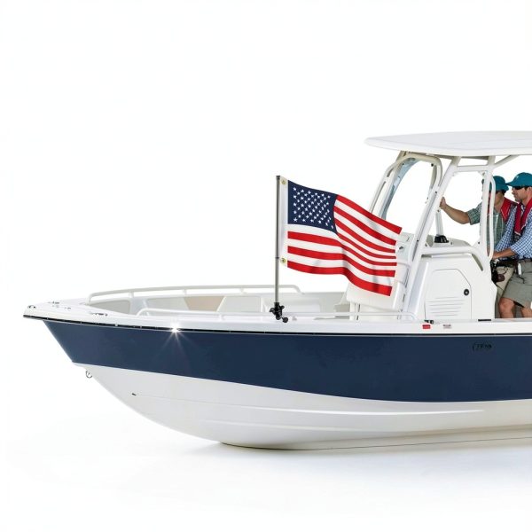 American Boat Flag Flagmesage Fade Resistant Nylon-6