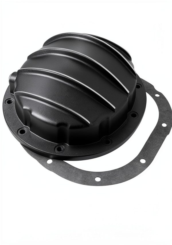 Tektall Differential Cover 10 Bolt Cast Aluminum Black-2