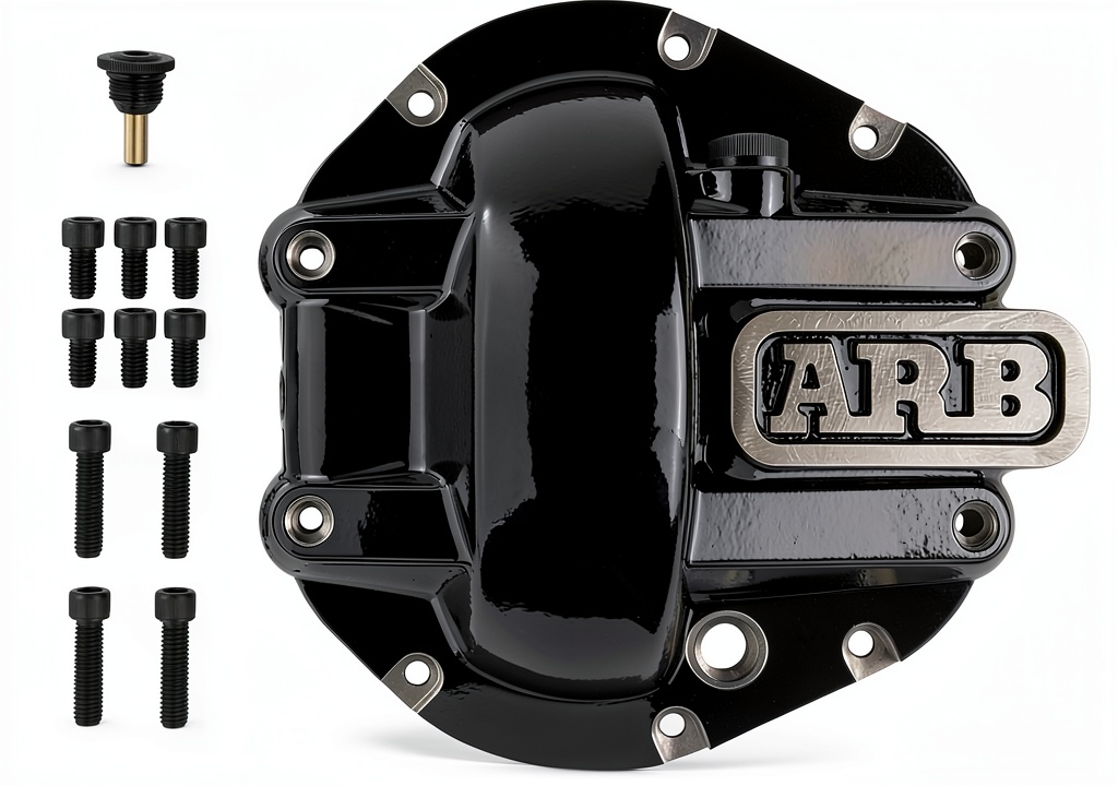 ARB Aluminum Tailgate Lock on a Jeep