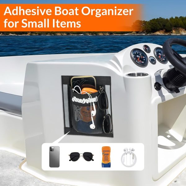 QualyQualy 2-Pack Boat Cup Holder Nylon Storage-5
