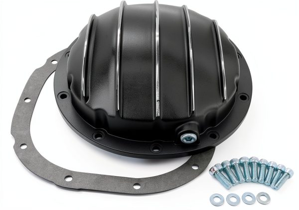 Tektall Differential Cover 10 Bolt Cast Aluminum Black-1