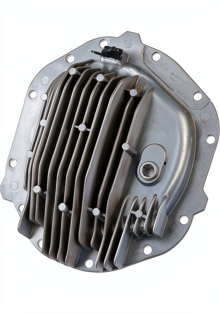 YHTAUTO Rear Differential Cover installation on a Nissan Titan