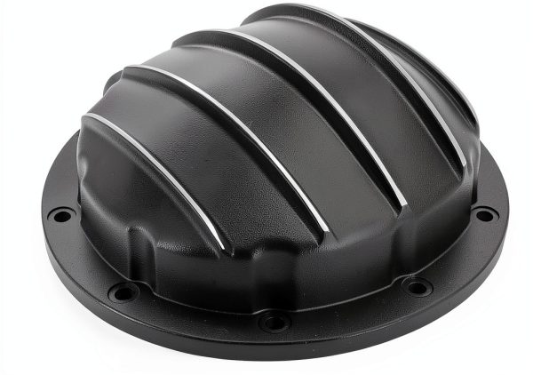 Tektall Differential Cover 10 Bolt Cast Aluminum Black-7