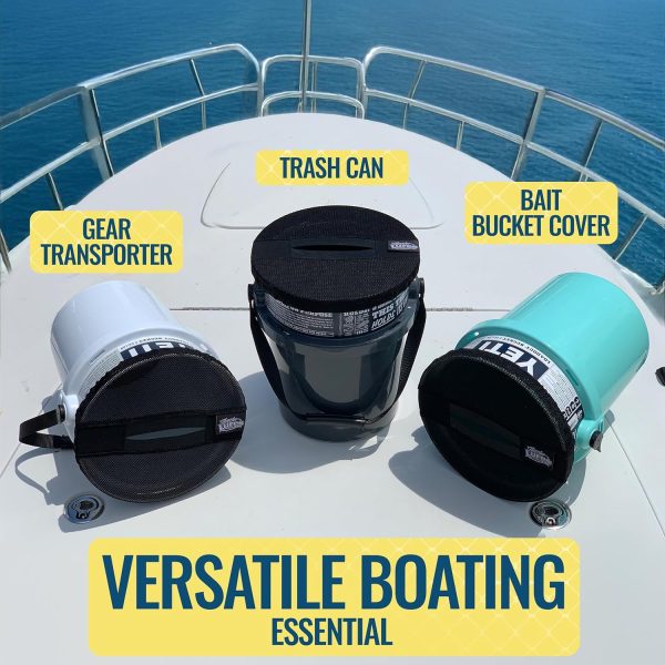 Thrasher Lures Black Mesh Boat Bucket Cover-3