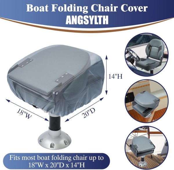 Boat Seat Cover ANGSYLTH 900D Polyester Waterproof-1