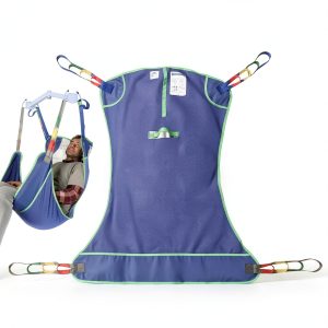 EZHOISLING‌ Universal Full Body Patient Lift Sling - 500lb Capacity Heavy-Duty Mesh Transfer Sling for Elderly, Disabled & Bedridden (Purple, Large)-0