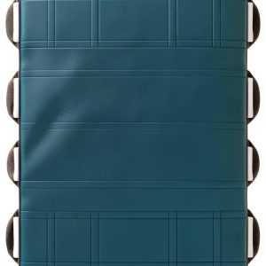 Upgraded 3-Layer Comfort Positioning Bed Pad with Handles Washable Waterproof Transfer Board for Turning Moving Patient Inconvenience Care Transfer Sheet, 60"x40", Extra Large, Ocean Teal-0
